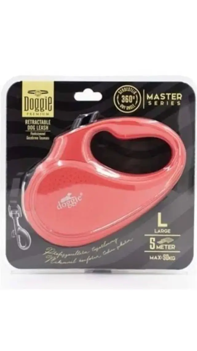 Doggie Doggie  Otomatik Köpek Tasması Master Seri M Light Blue