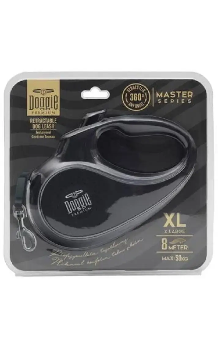 Doggie Doggie  Otomatik Köpek Tasması Master Seri M Light Blue