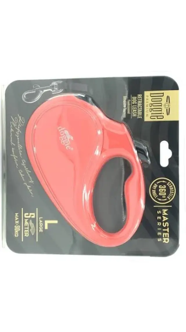Doggie Doggie  Otomatik Köpek Tasması Master Seri M Light Blue