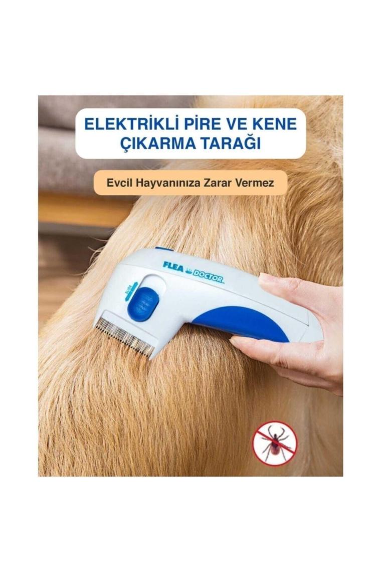 Flea Doctor Kedi ve Köpekler için Pilli Pire Tarağı