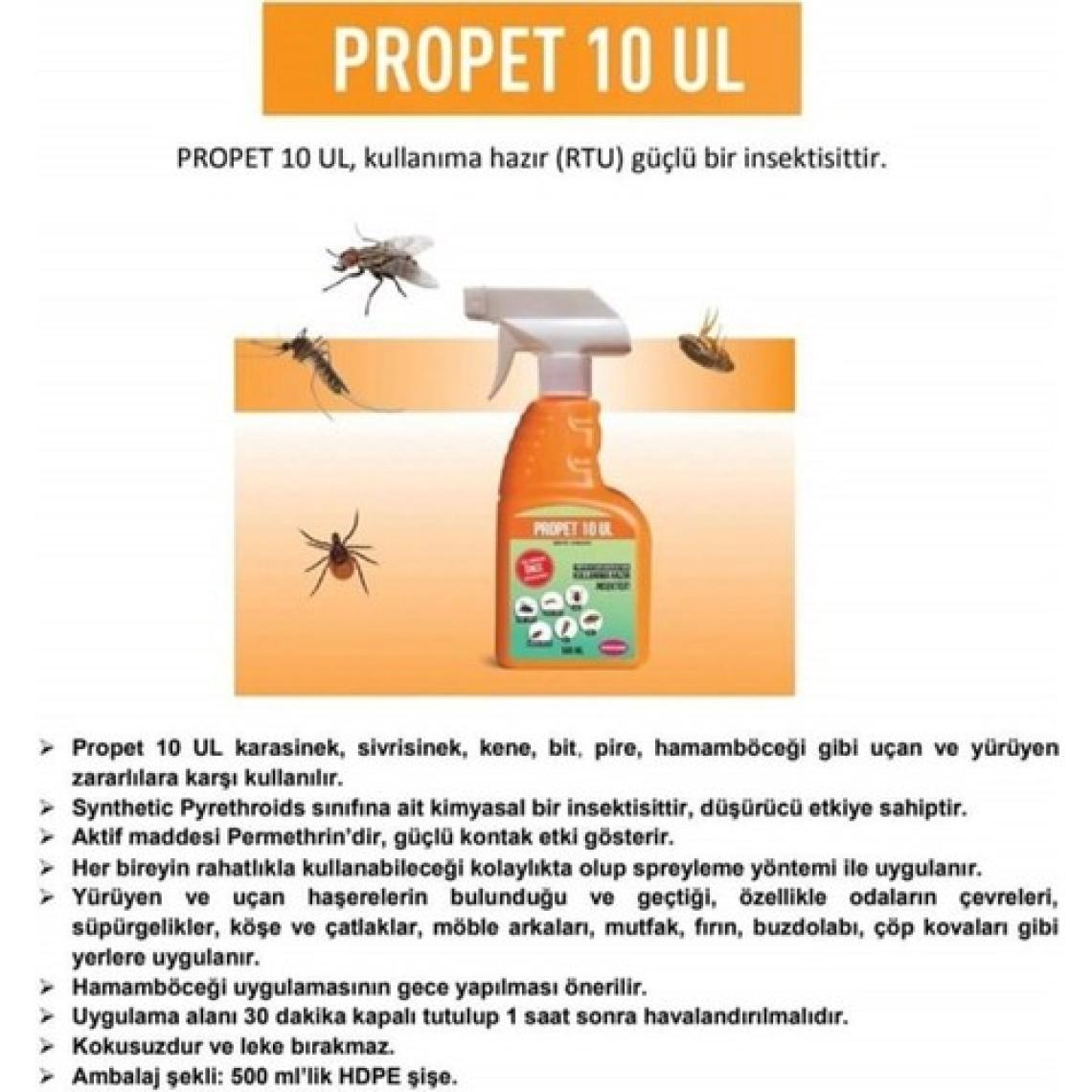 Profarm Propet 10Ul Pire, Kene Ve Haşere Spreyi 400 Ml