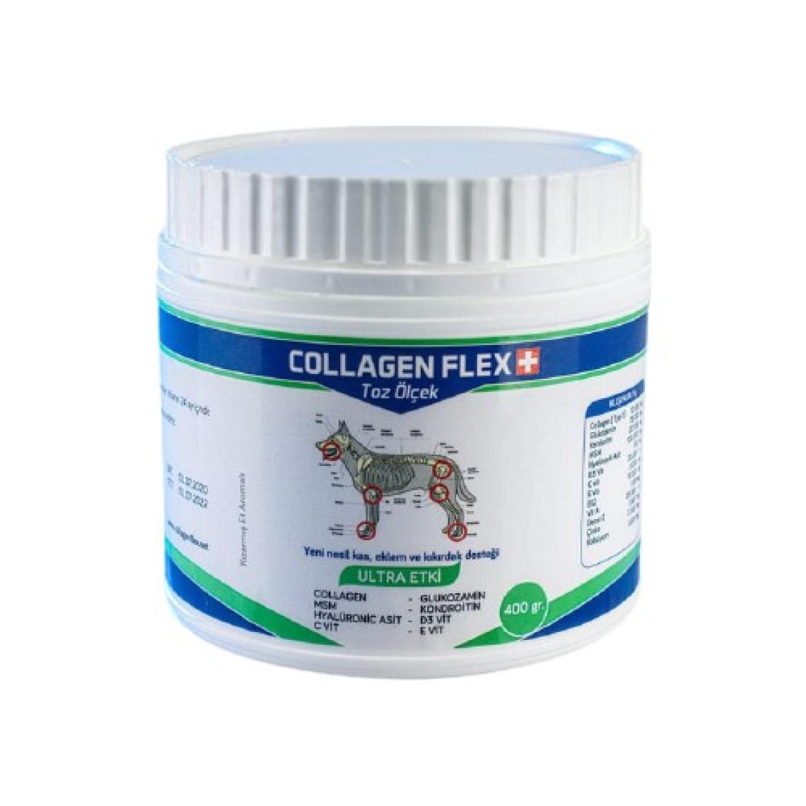 Collagen Flex Toz 400 gr 1 Adet Köpekler Için Kas, Eklem,kıkırdak ve Kemik Desteği Gıda Takviyesi