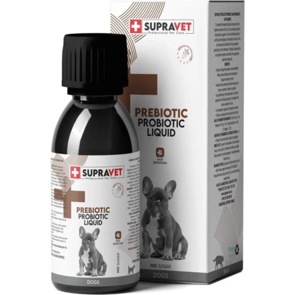Supravet Köpek Sistemini  Güçlendirici Sıvı Probiyotik + Prebiyotik Takviyesi 100 ml