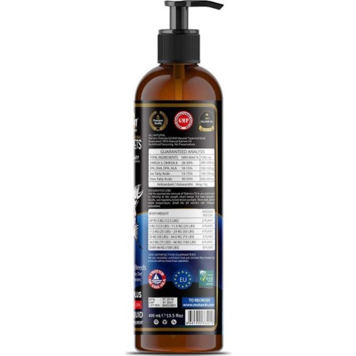 Mutamin Organics Norveç Somon Balık Yağı 400 ml 02/2026 SKT