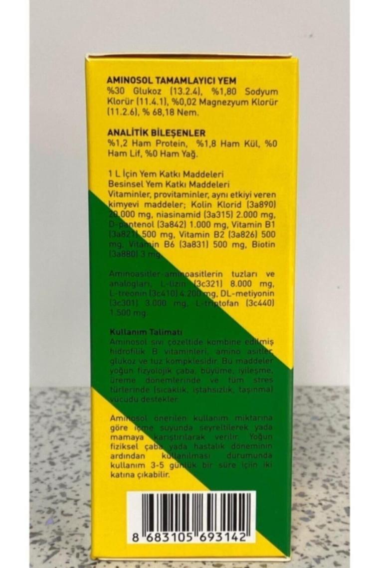 Aminosol Vitamin Ve Aminoasit Solüsyonu 150 ml