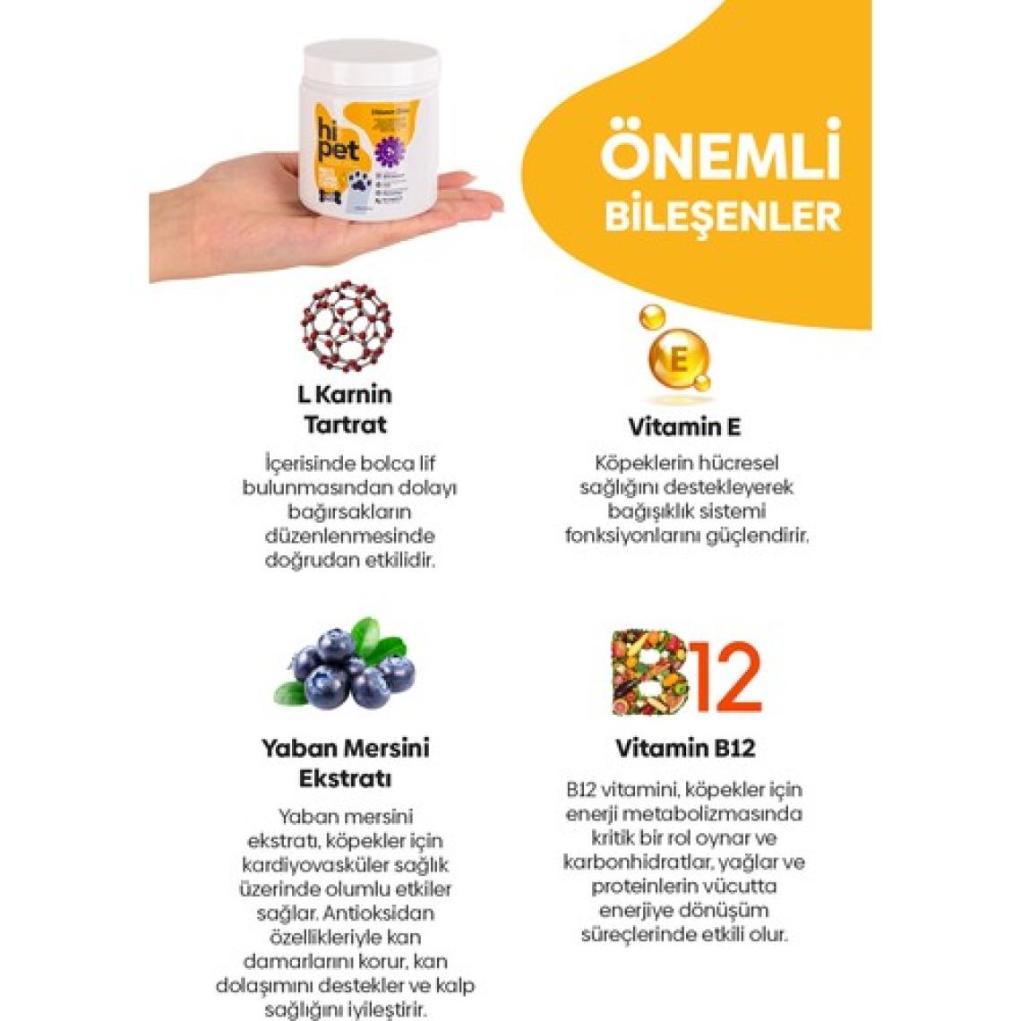 HiPet Multivitamin Çiğnenebilir Tablet