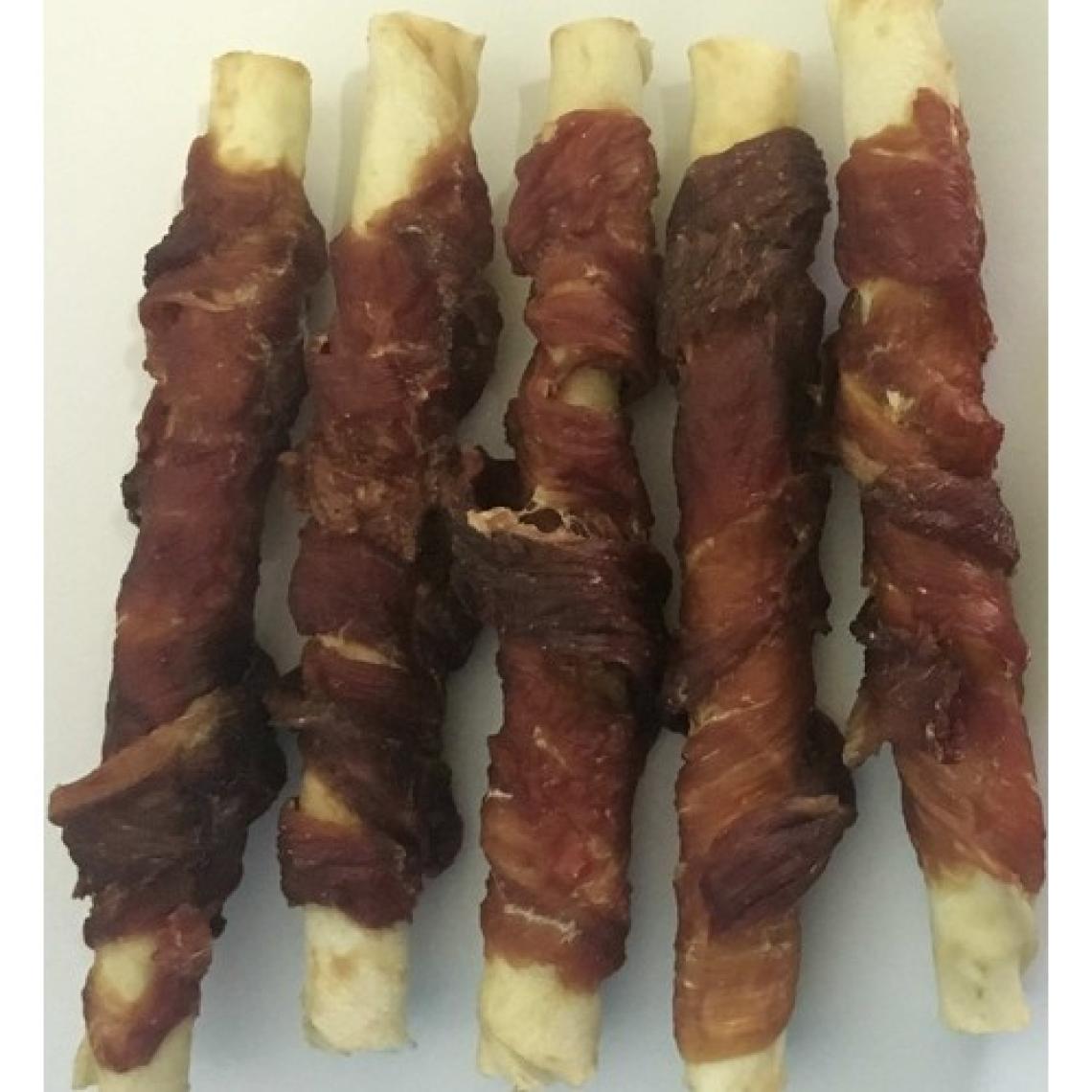 Freshy Sığırlı Twist Kurutulmuş Et Kaplı Köpek Çiğneme Çubuk 8 Adet 13 Cm