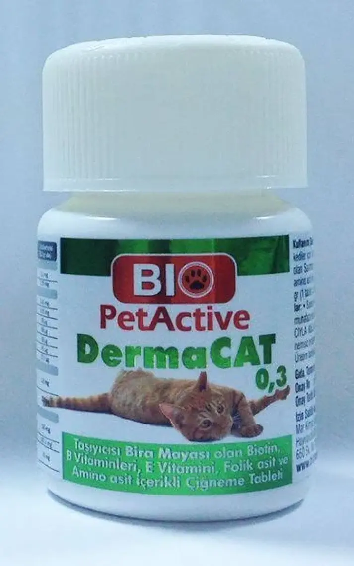 Bio Pet Active Derma Kediler Için Sarımsaklı Maya Tableti 150 Adet 75 gr