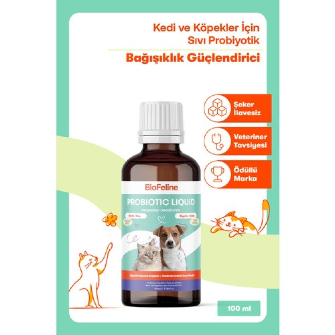 BioFeline Kedi ve Köpekler İçin Sıvı Probiyotik 100 ml