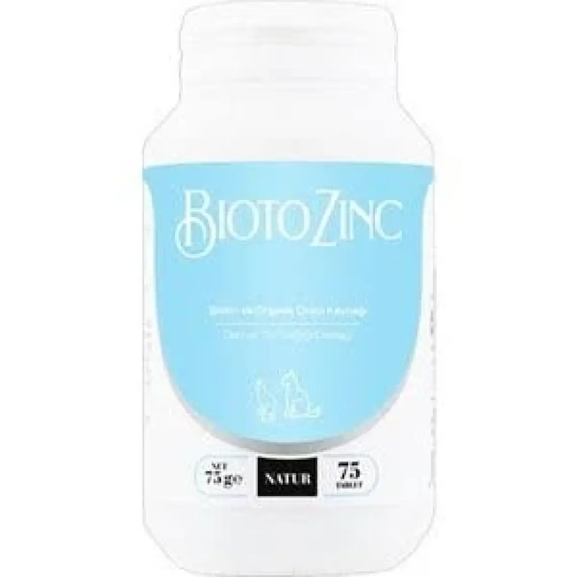 Natur Bioto Zinc 5 Mg Biotin Kedi&Köpek Deri Ve Tüy Sağlığı 75 Tablet
