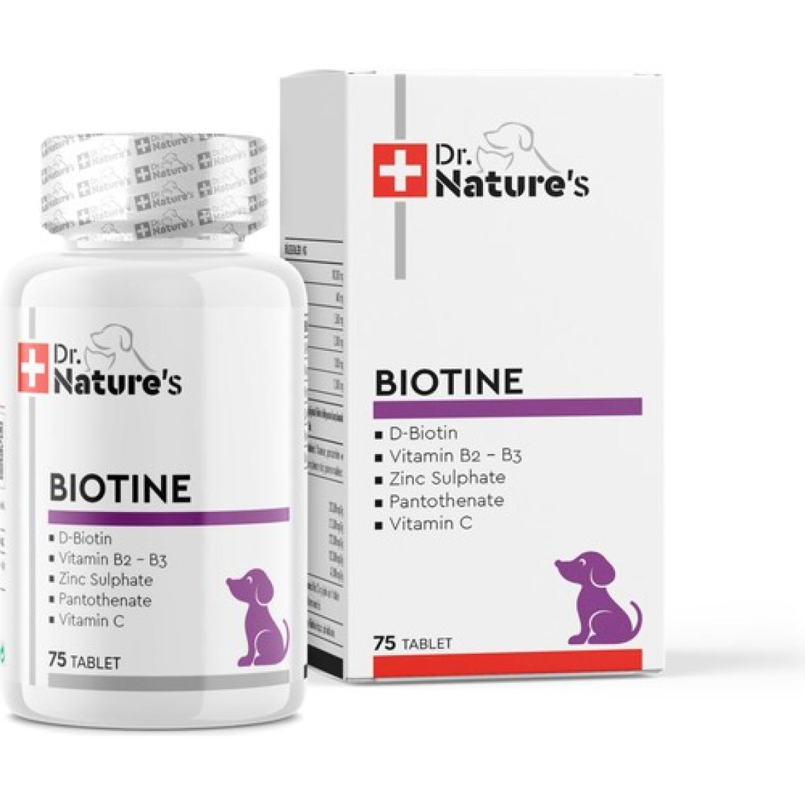 Dr. Natures Dog Bıotın Köpekler Için Deri Tüy Sağlığı Besin Takviyesi( 75 Tablet)