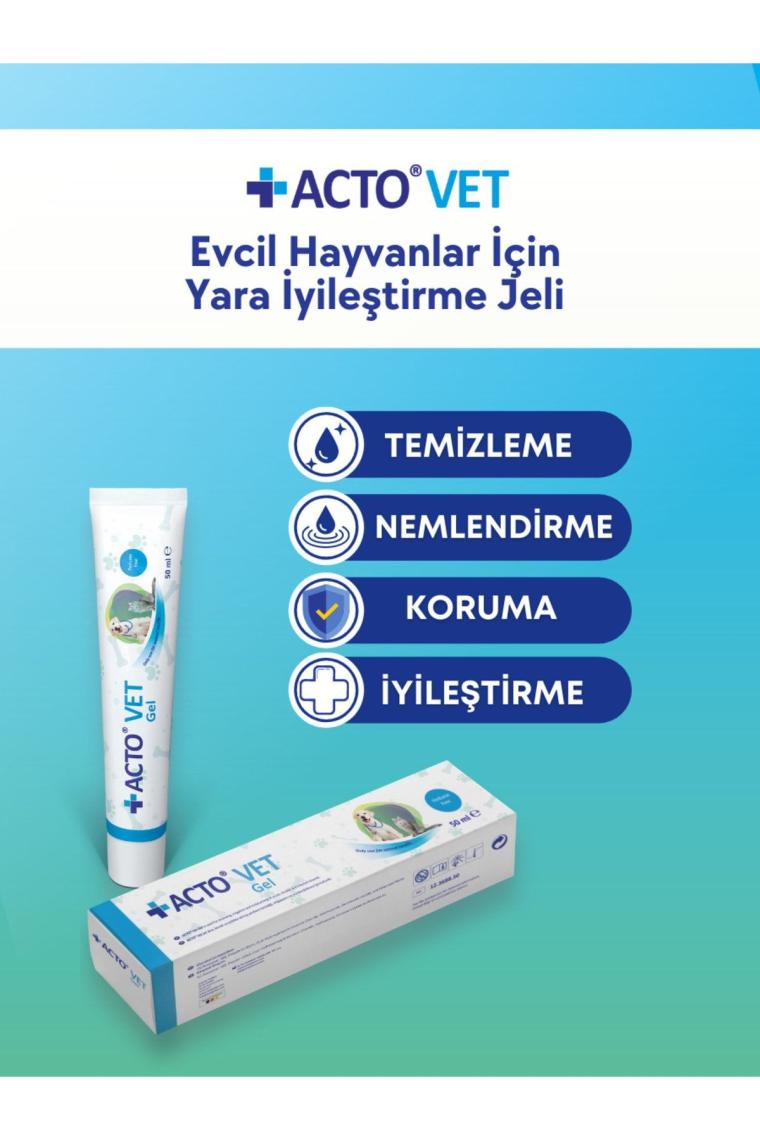 ® Vet Gel 50 ml | Evcil Hayvanlar Için Yara Iyileştirme Jeli