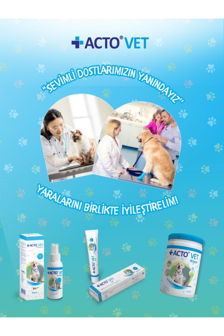 ® Vet Gel 50 ml | Evcil Hayvanlar Için Yara Iyileştirme Jeli