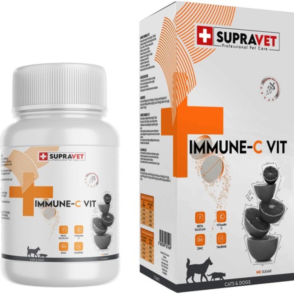 Supravet Immune C Kedi ve Köpekler Için  Tablet + Yavru Köpekler Için Vitamin Malt Macun 30 gr