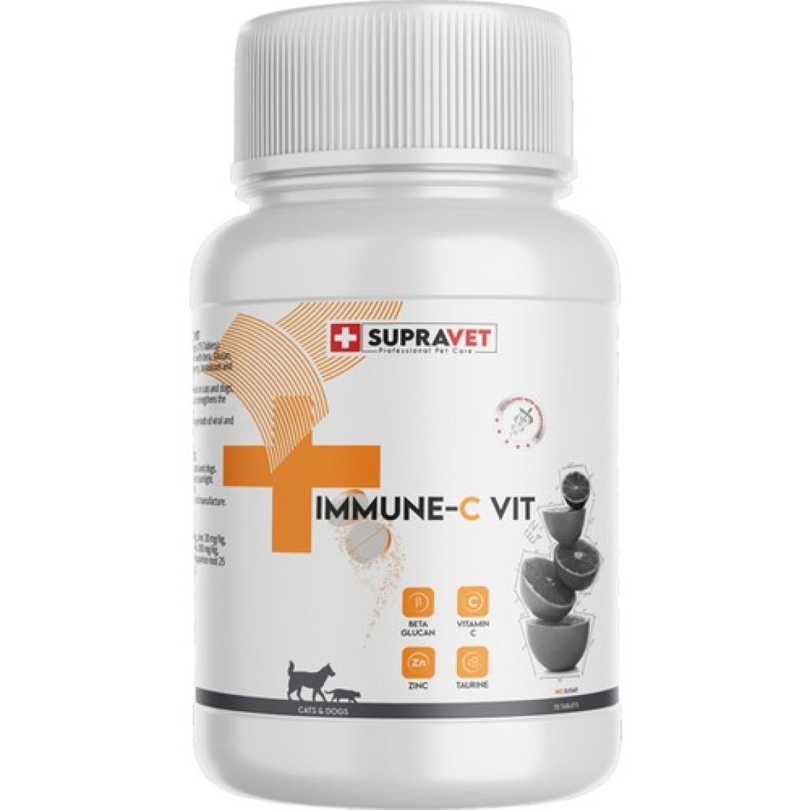 Supravet Immune C Kedi ve Köpekler Için  Tablet + Yavru Köpekler Için Vitamin Malt Macun 30 gr