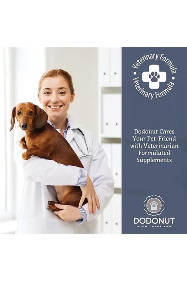 Dodonut Multiboost Köpekler Için Multivitamin ve Amino Asit Besin Takviyesi, 150 Tablet