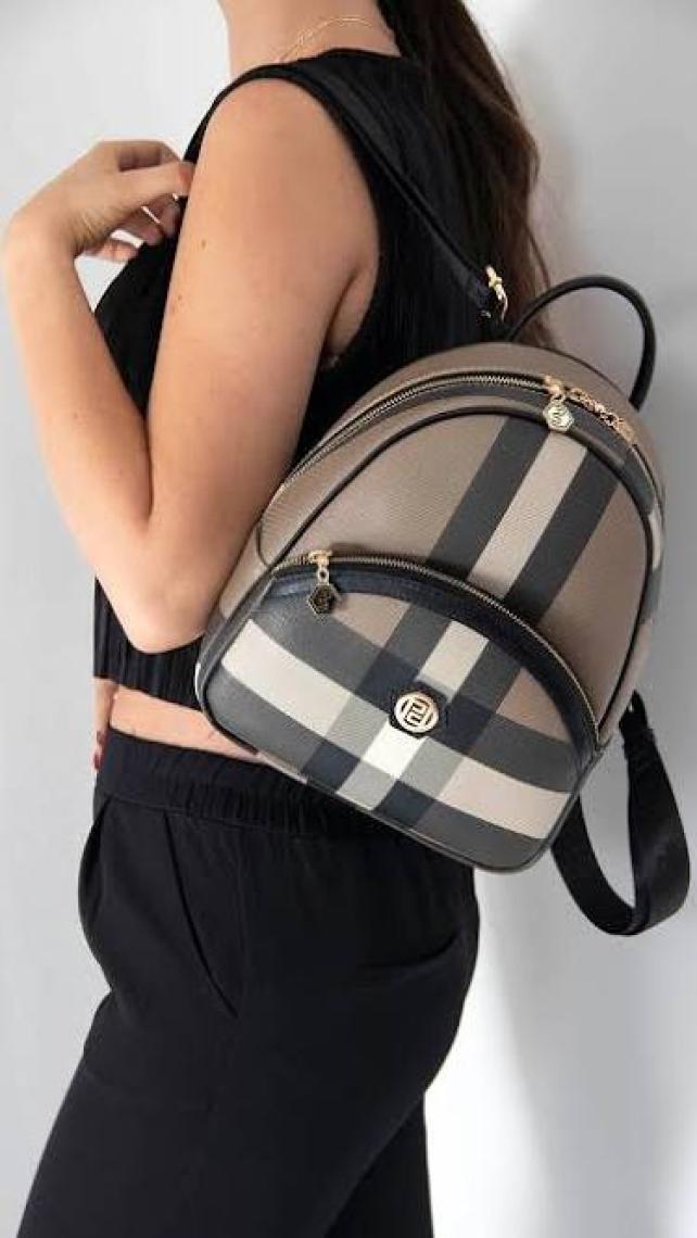 Silver Polo Kadın Sırt Çantası Kahve - Siyah NV945
