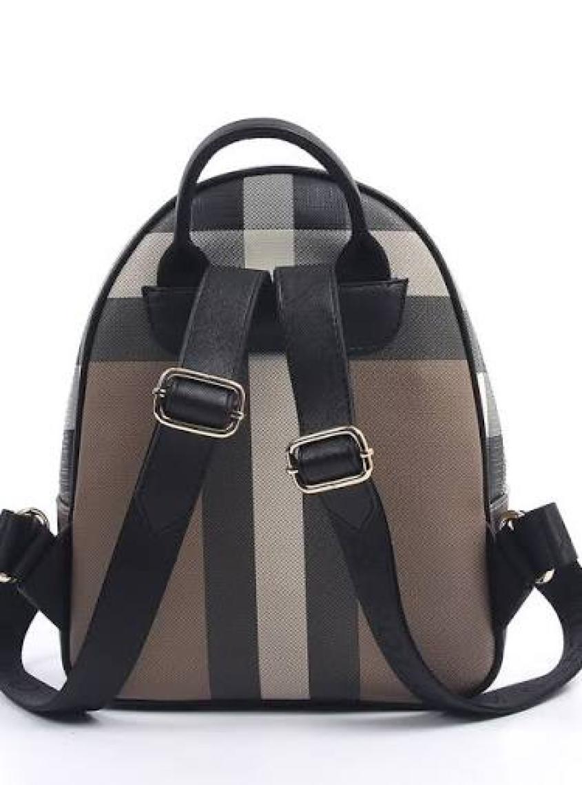 Silver Polo Kadın Sırt Çantası Kahve - Siyah NV945