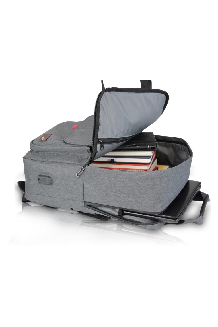 My Valice Smart Bag USB Şarj Girişli Akıllı Sırt Çantası 1205 Gri