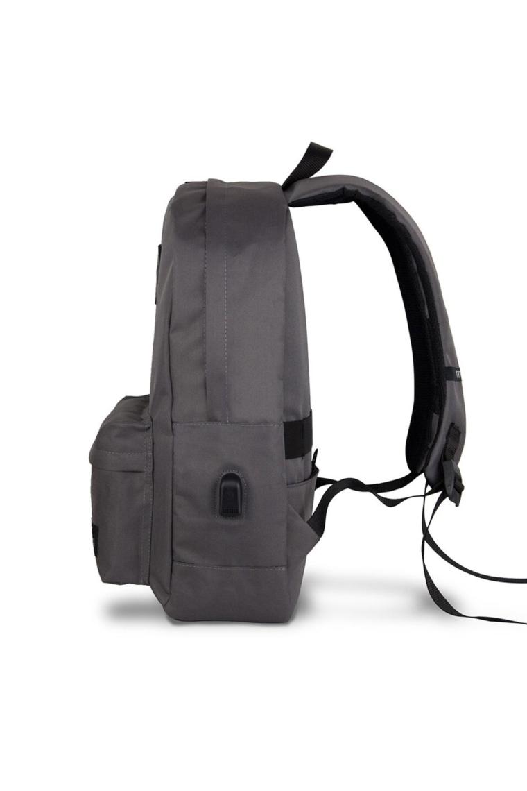 My Valice Smart Bag Specta 15.6" Usb Şarj Girişli Akıllı Gri Notebook Sırt Çantası