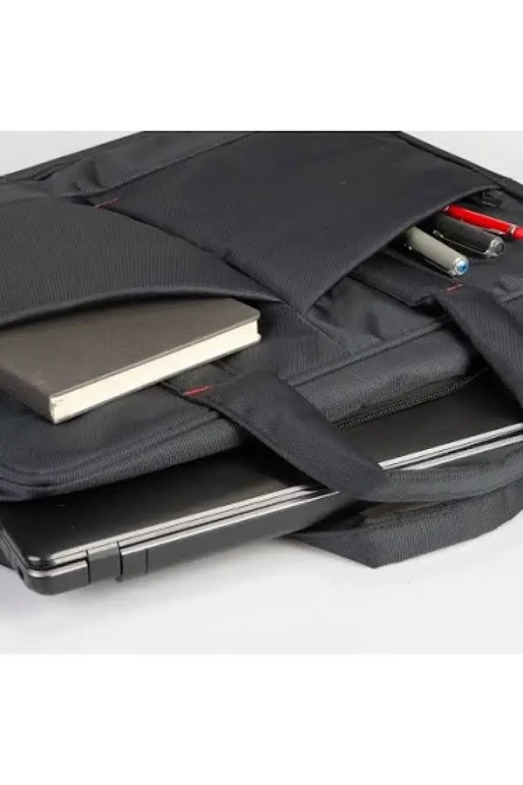 Vegmann AV6457 Laptop Çantası 17.3" Notebook Bilgisayar Laptop Evrak Çantası - Siyah -Unisex