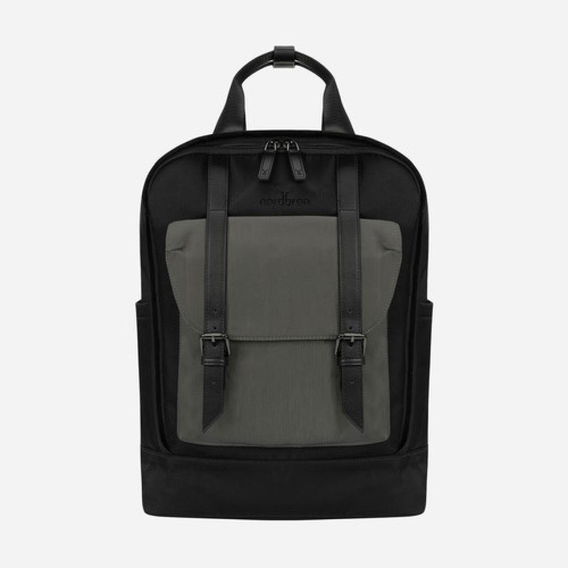 Nordbron Solna Unisex Okul Bacpack Dolgulu Laptop Bölmeli Deri Kemer Su Geçirmez Sırt Çantası
