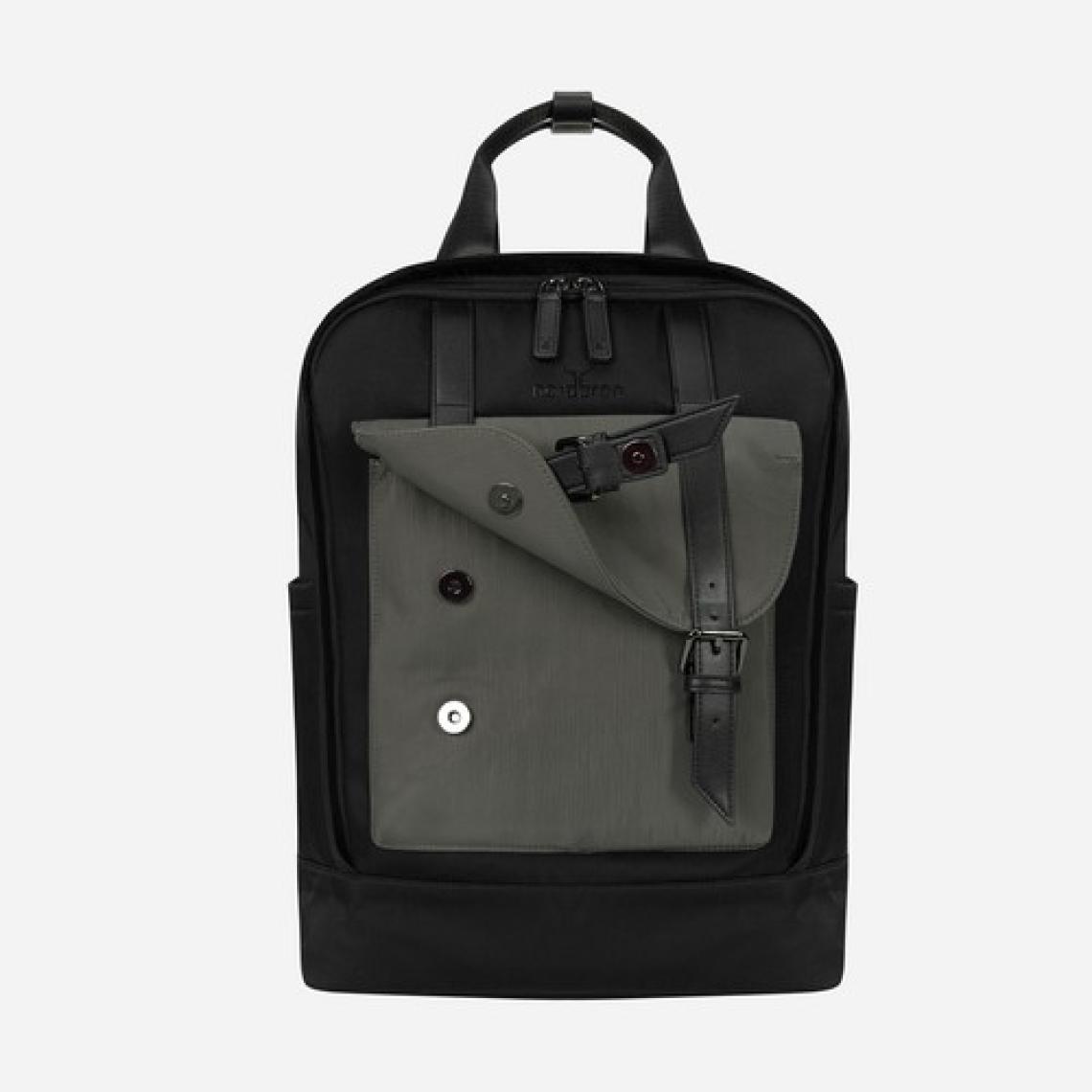 Nordbron Solna Unisex Okul Bacpack Dolgulu Laptop Bölmeli Deri Kemer Su Geçirmez Sırt Çantası