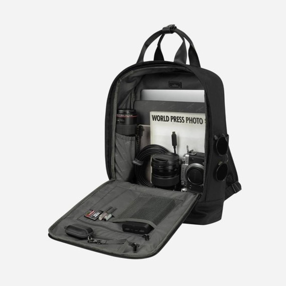Nordbron Solna Unisex Okul Bacpack Dolgulu Laptop Bölmeli Deri Kemer Su Geçirmez Sırt Çantası