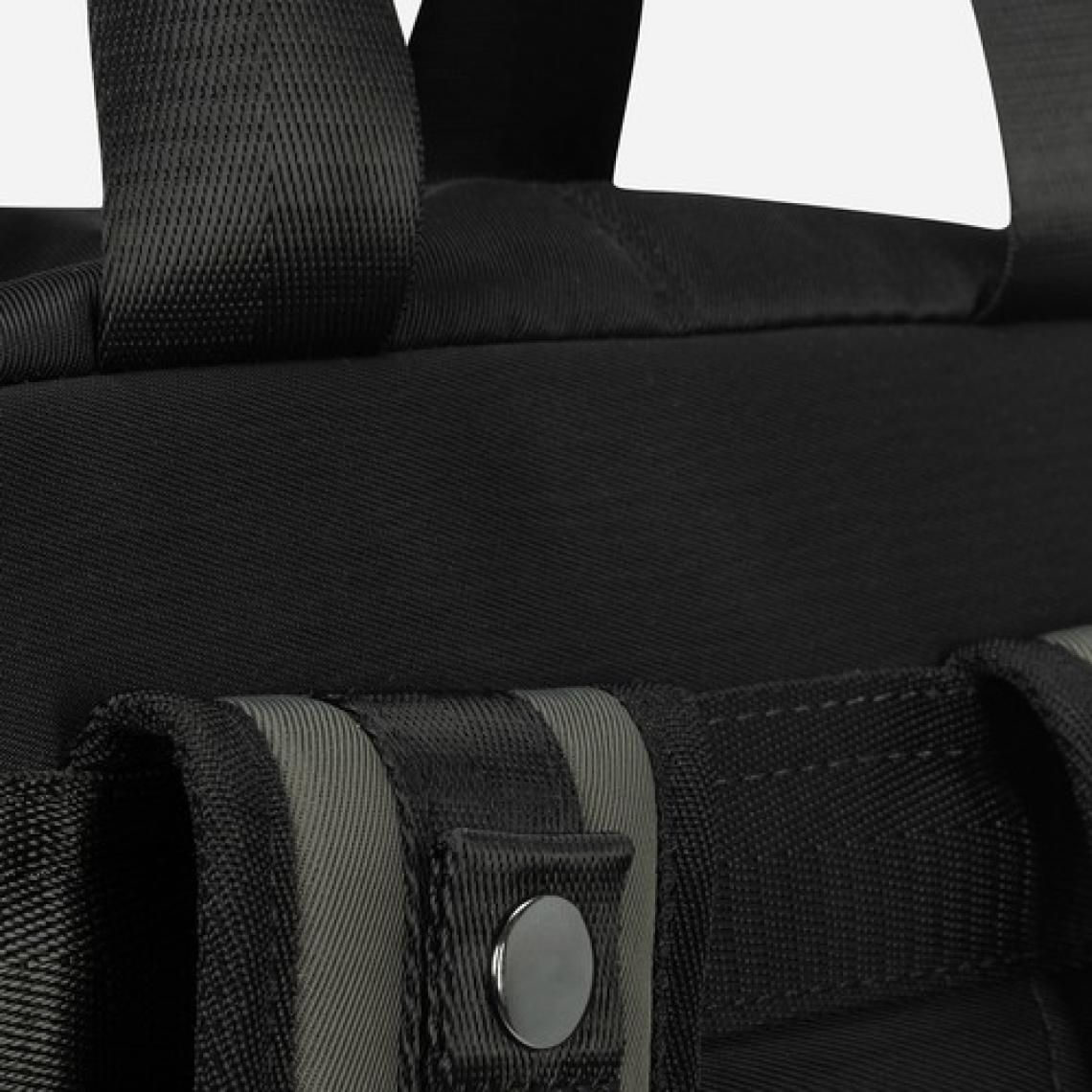 Nordbron Solna Unisex Okul Bacpack Dolgulu Laptop Bölmeli Deri Kemer Su Geçirmez Sırt Çantası