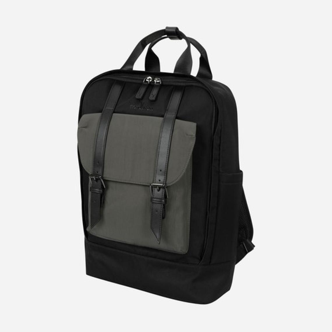Nordbron Solna Unisex Okul Bacpack Dolgulu Laptop Bölmeli Deri Kemer Su Geçirmez Sırt Çantası