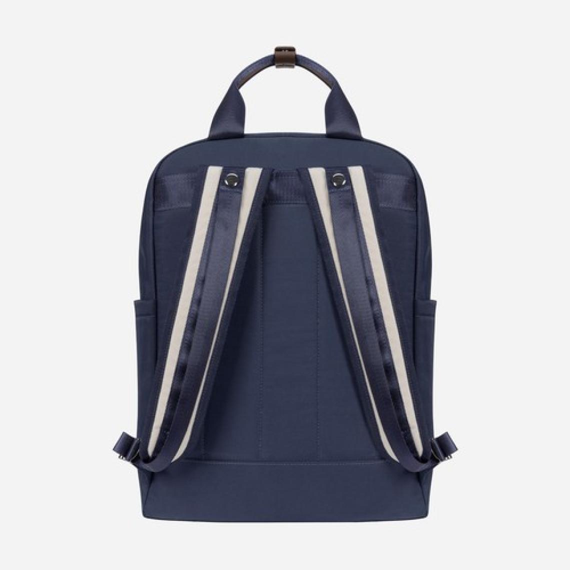 Nordbron Solna Unisex Okul Bacpack Dolgulu Laptop Bölmeli Deri Kemer Su Geçirmez Sırt Çantası