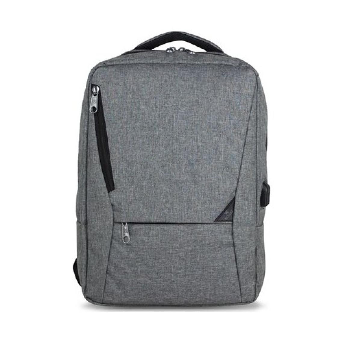 My Valice Smart Bag Active USB Şarj Girişli Slim Notebook Sırt Çantası Gri