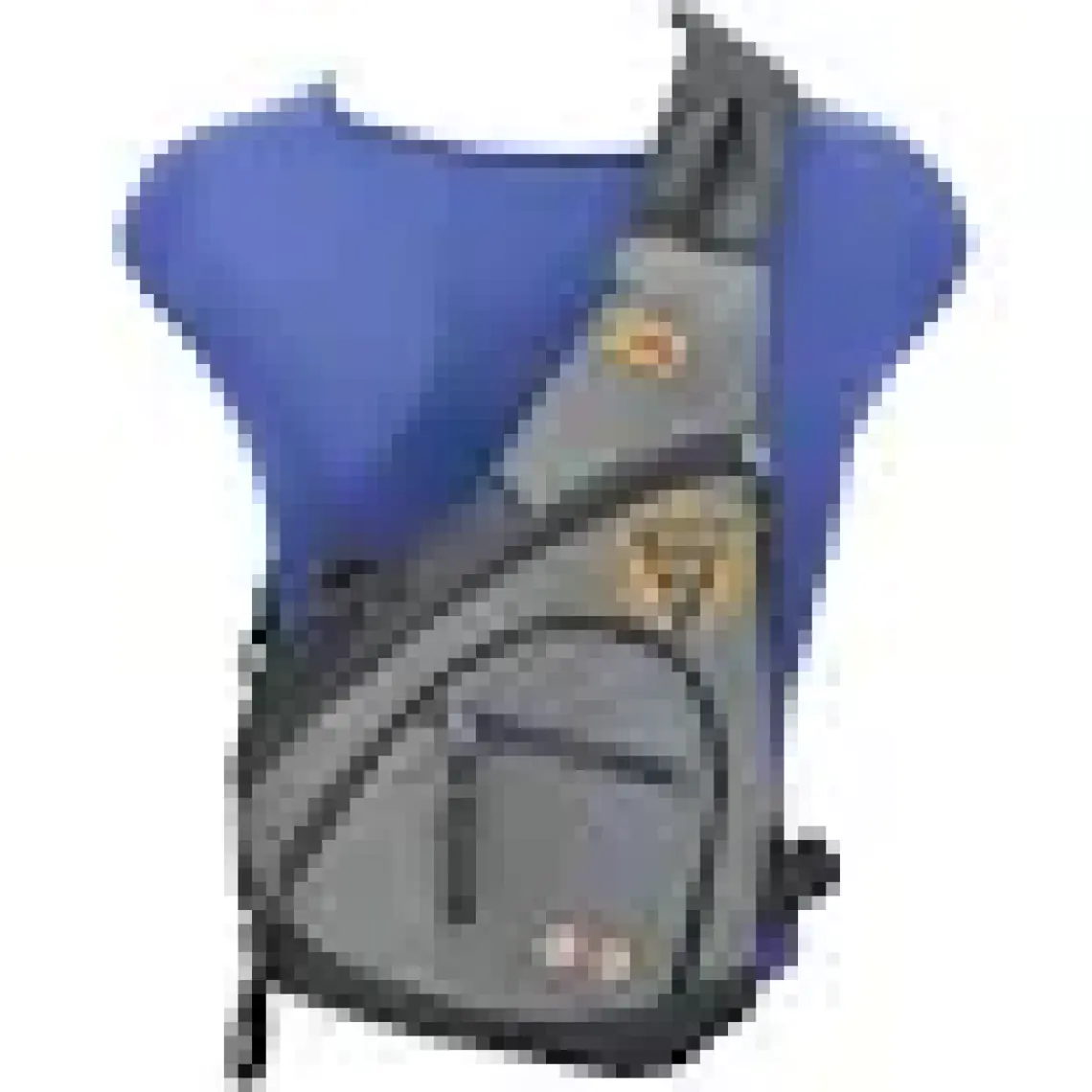 Ççs 51279 Bodybag Su Geçirmez Sırt ve Göğüs Çantası Gri