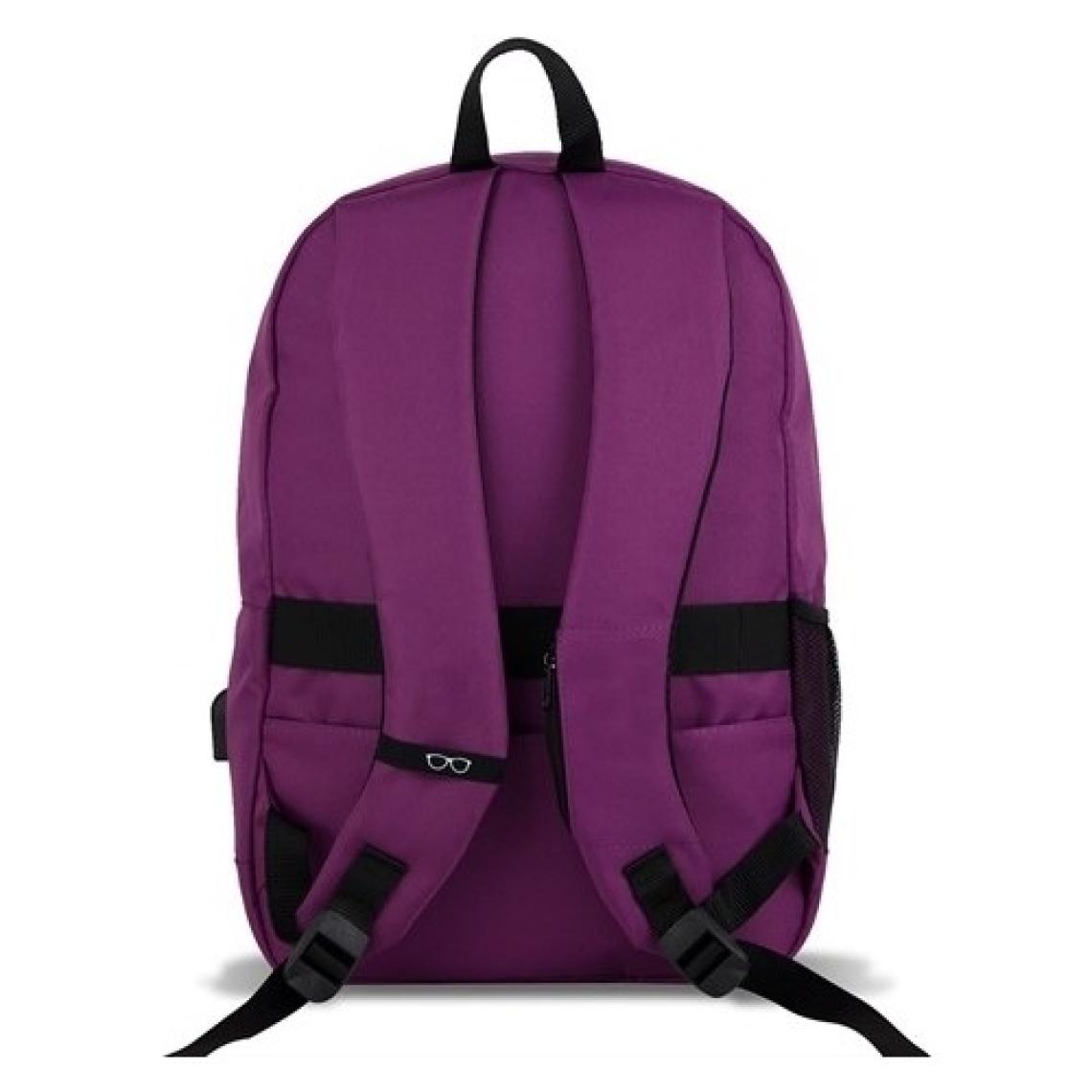 My Valice Smart Bag Specta 15.6" Usb Şarj Girişli Akıllı Mürdüm Notebook Sırt Çantası