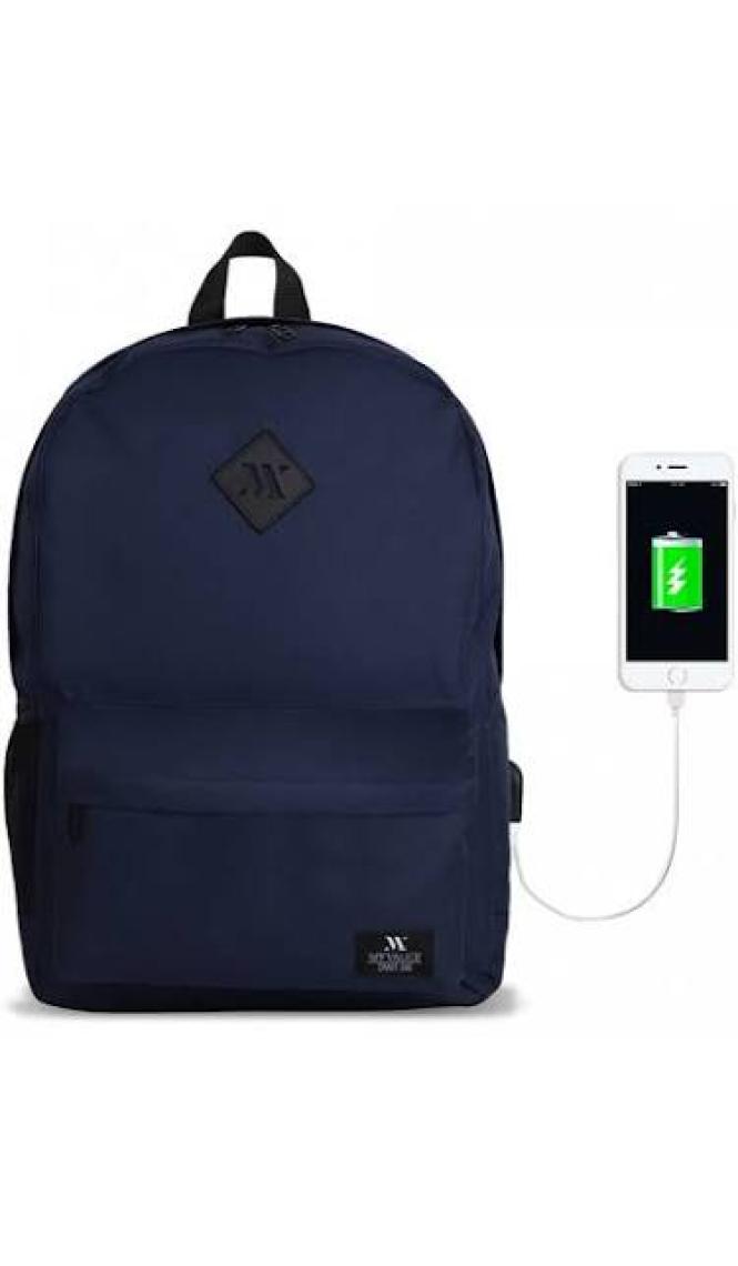 My Valice Smart Bag Specta USB Şarj Girişli Akıllı Sırt Çantası Lacivert