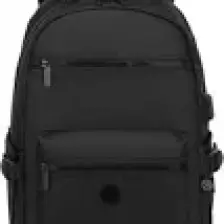 Smart Bags Gumi Kumaş Uniseks Büyük Boy Sırt Çantası 8661 Siyah