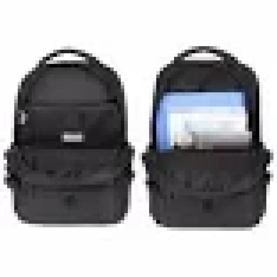 Smart Bags Gumi Kumaş Uniseks Büyük Boy Sırt Çantası 8661 Siyah