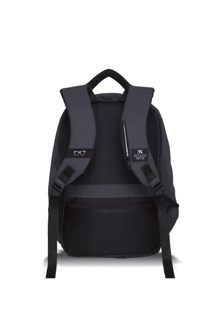 My Valice Smart Bag Secret USB Şarj Girişli Akıllı Sırt Çantası Füme