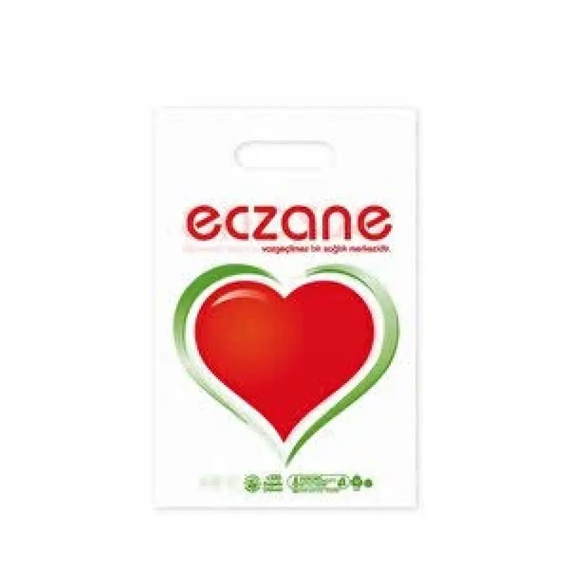 Naksan Elgeçme Eczane Poşeti (No:0) 20X30 cm (Tasarım 5) - 100 Adet