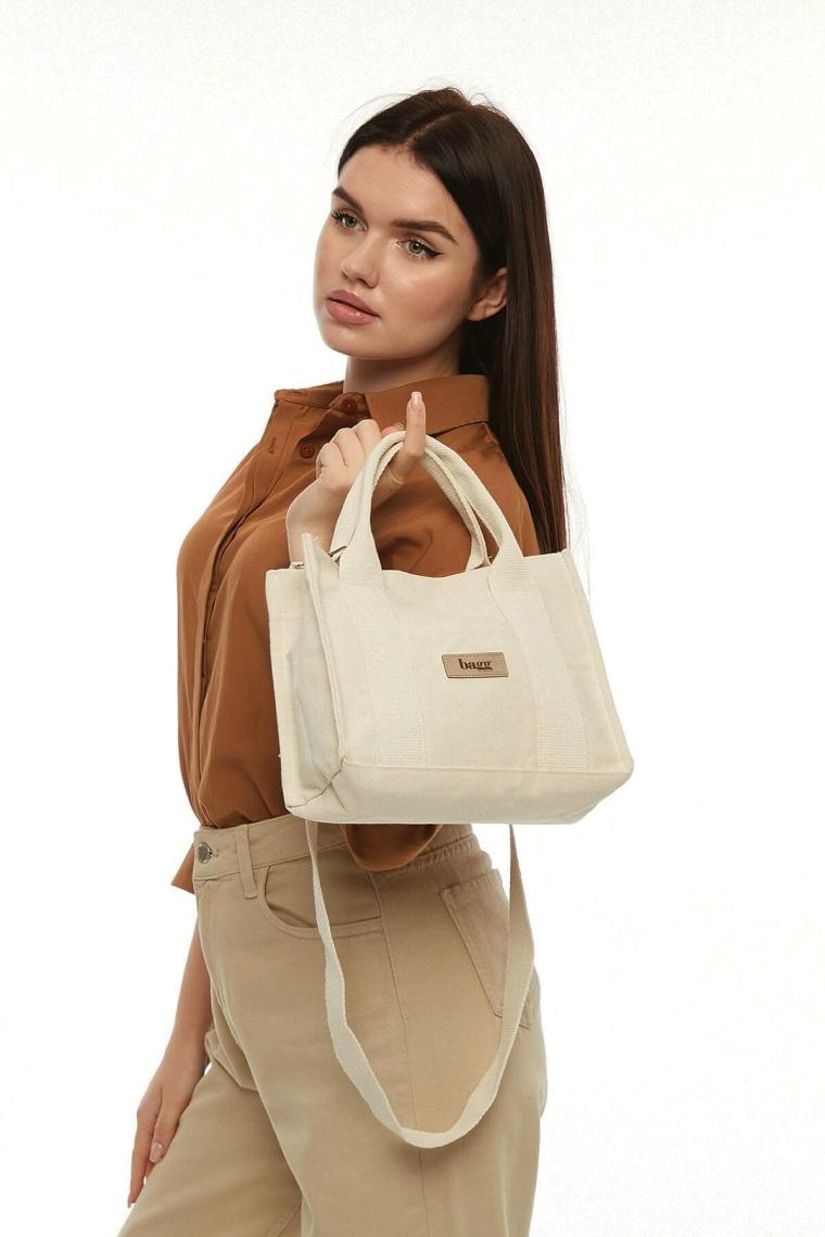 Kanvas Tote Çanta | 25X20X10