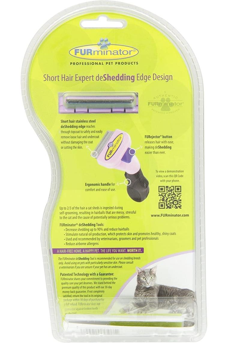 Furminator Short Hair Kısa Tüylü Kedi Tarağı S