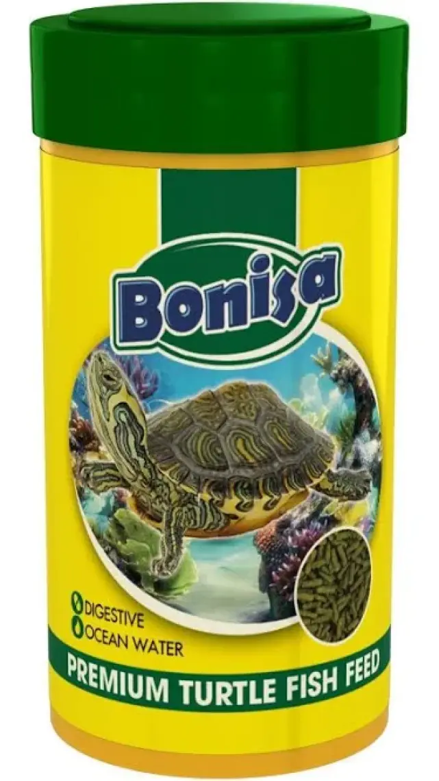 Amore Turtle Green Sticks 125, Bonisa 250ml, Lotus 100ml Su Kaplumbağası Yemi ve Vitamin Seti