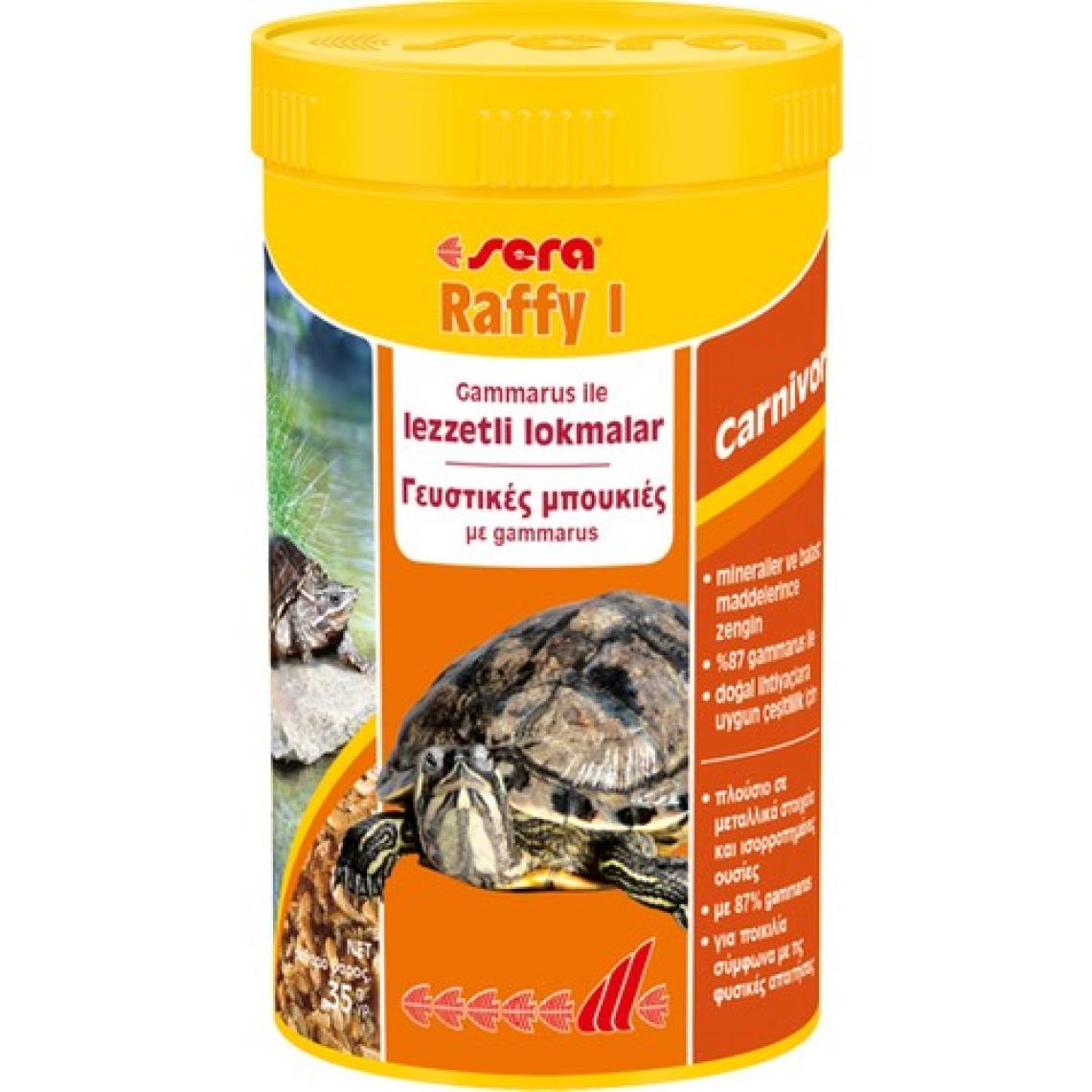 Sera Raffy I  Kaplumbağa Yemi 250 Ml