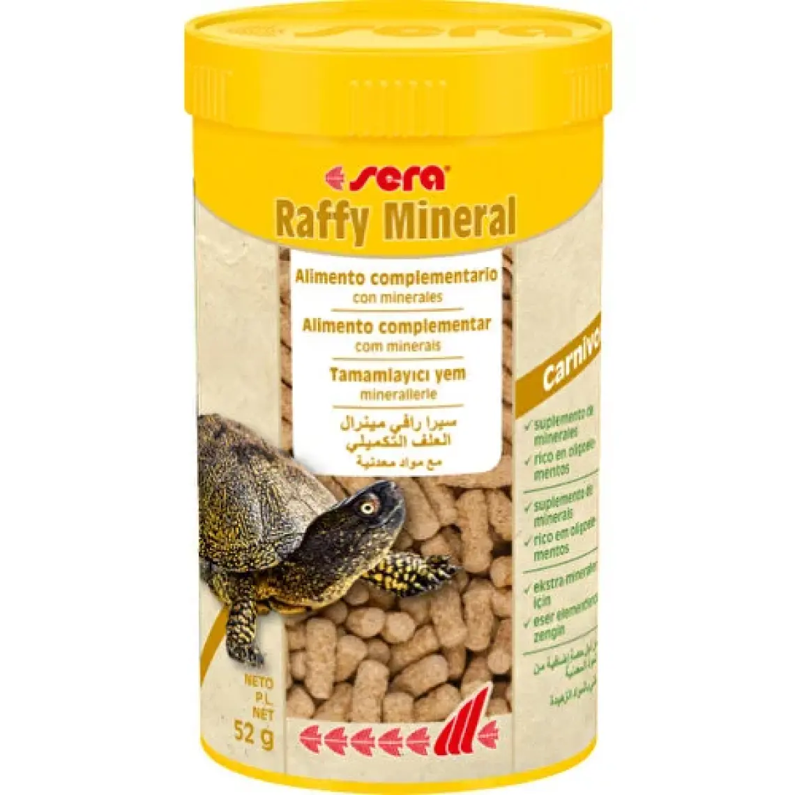 Sera Raffy Mineral Kaplumbağa Yemi 250 Ml