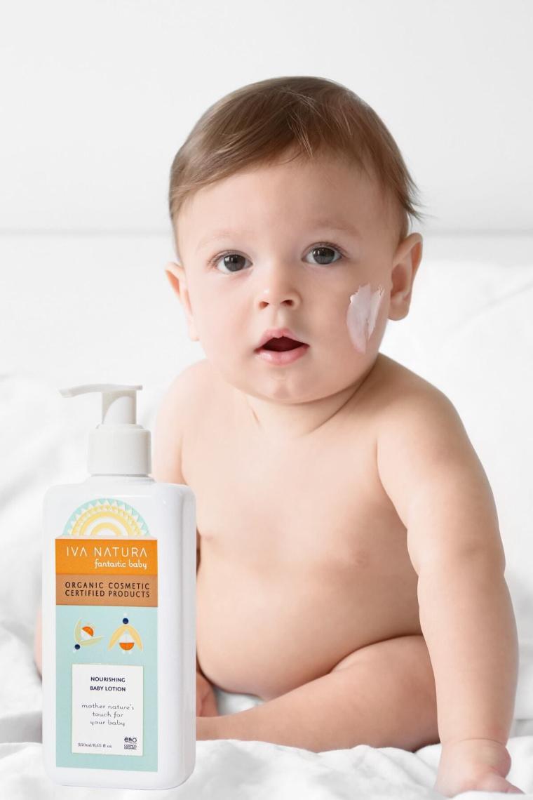 Organik Sertifikalı %98 Doğal Besleyici Bebek Losyonu Shea Ve Nar Özlü 250ml