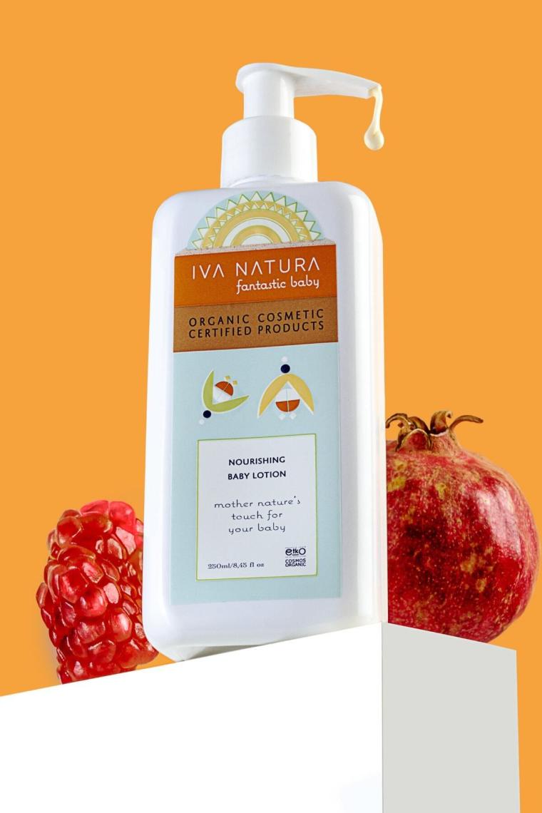 Organik Sertifikalı %98 Doğal Besleyici Bebek Losyonu Shea Ve Nar Özlü 250ml