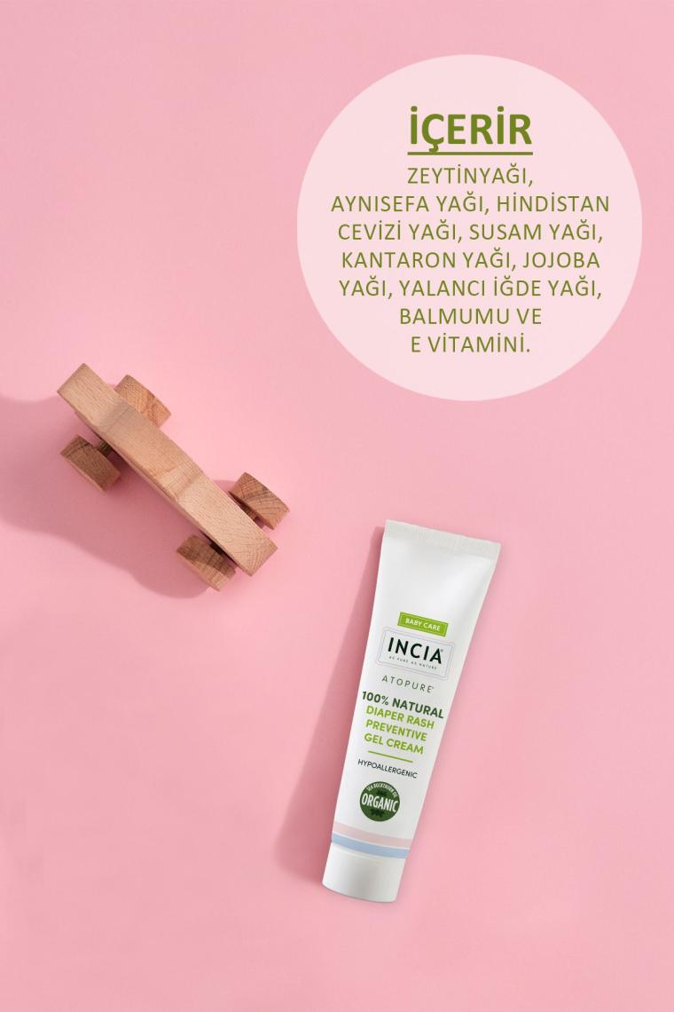 %100 Doğal Pişik Önleyici Jel Krem Organik Yalancı İğde Bakım Kremi Bitkisel 60 ml
