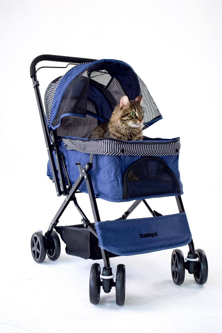 Zampa Nova Kedi ve Köpek Arabası Pembe 52x76.5x95 Cm