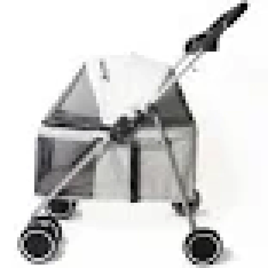 Justie Pet Parthenon Kedi & Köpek Arabası Gri 93X80X45CM