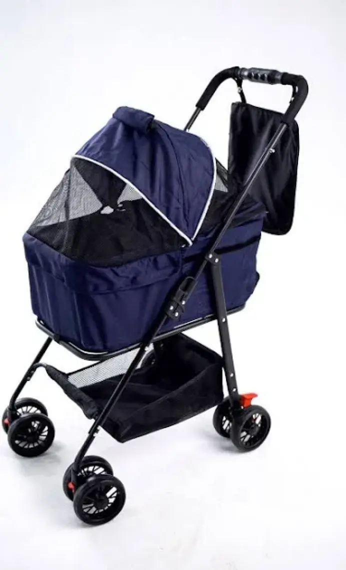 Justie Pet Lotus Kedi & Köpek Arabası Lacivert LC01-N 76X52X95 cm